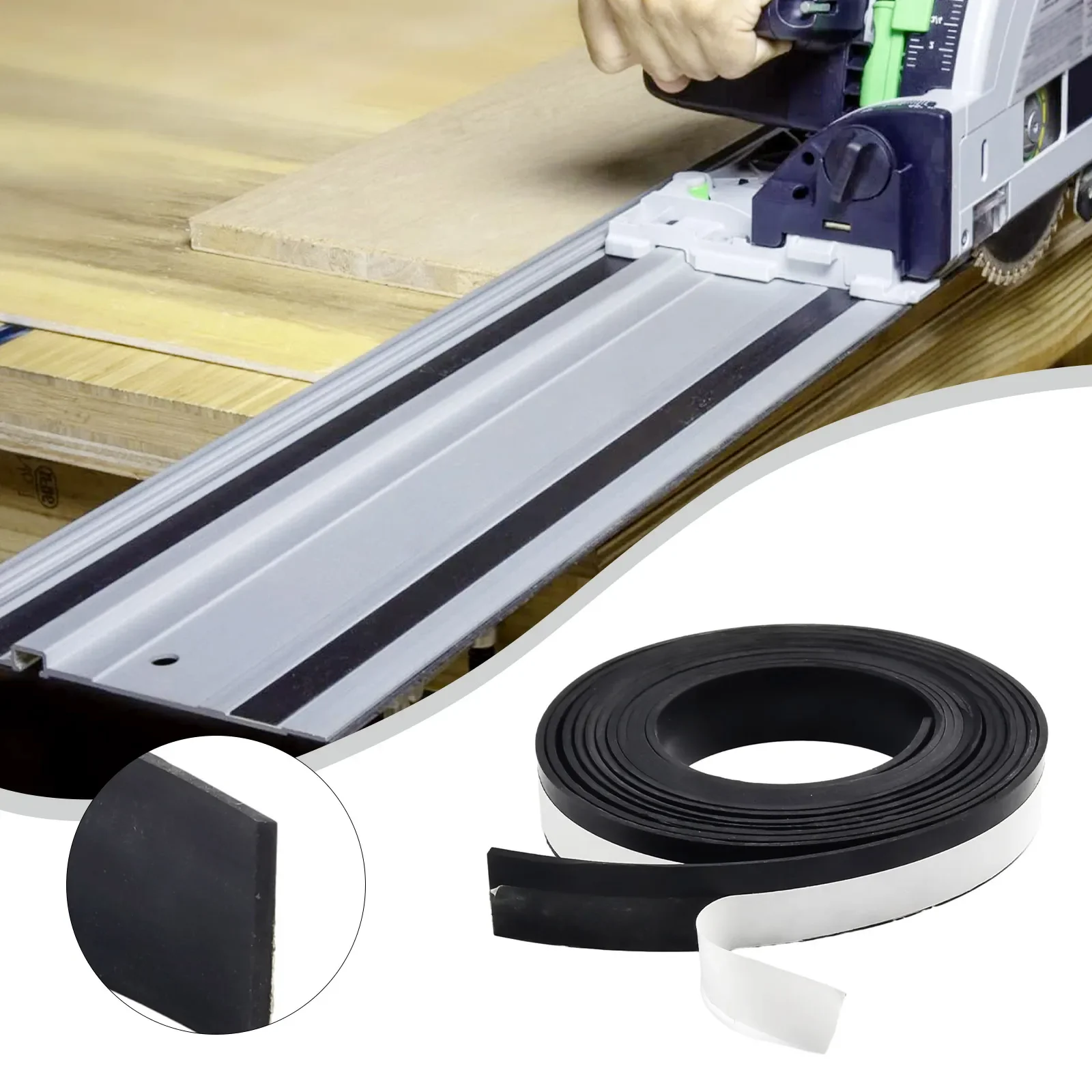 For SP6000 For Guide Rail Guide Splinter Guard 194419-4 3 Meter Ensures A Splinter-free Cut Flexible Effective