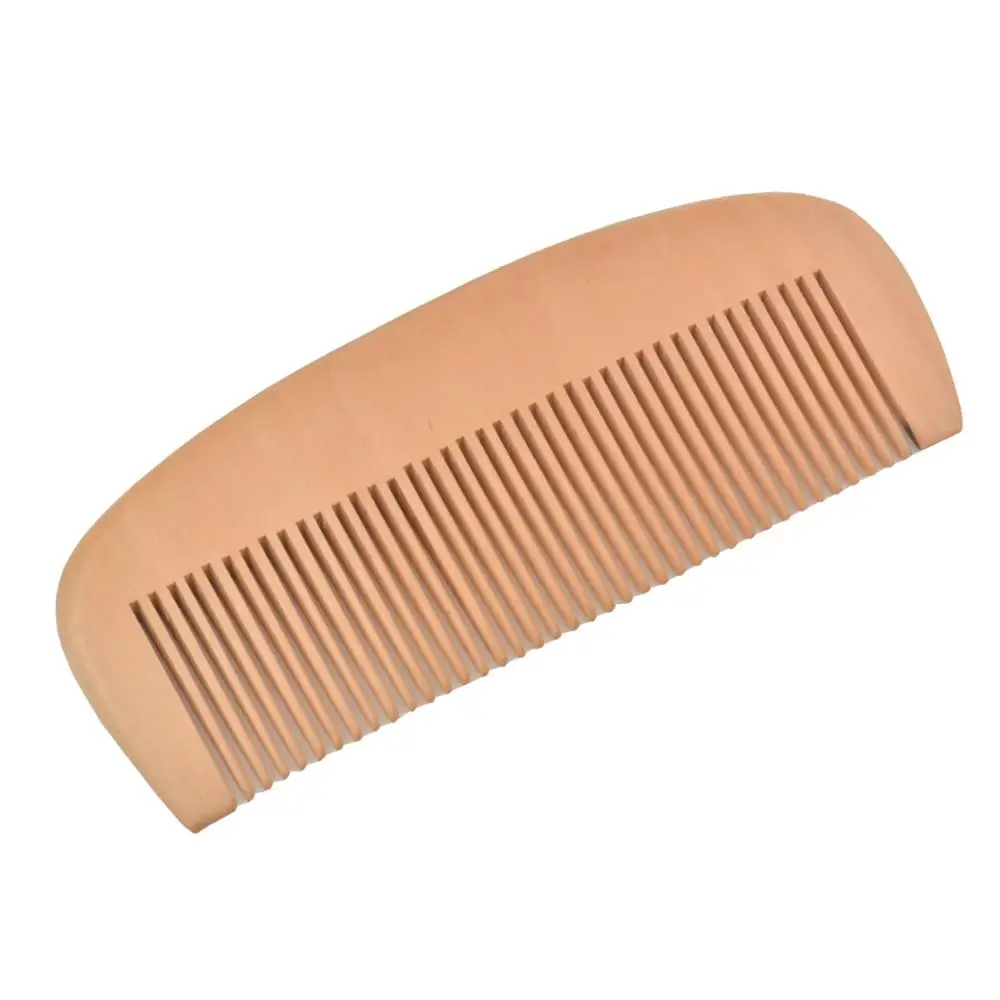 Wooden Hair and Beard Comb with Wide and Fine Teeth Comb Portable Men\'s Beard Care Tools for Hair Beauty Peines Para El Cabello