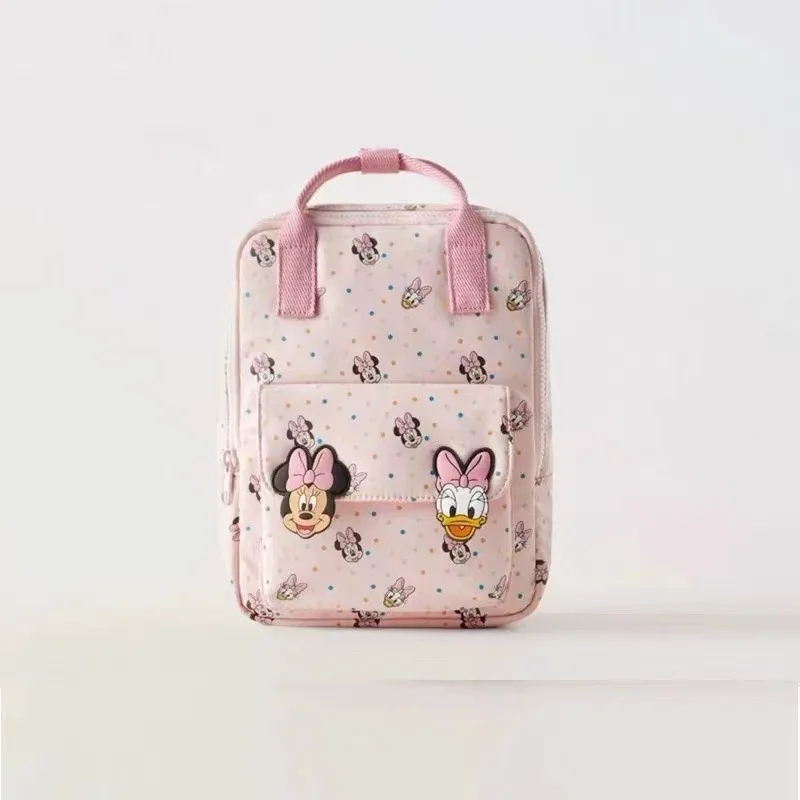 Disney Cartoon Minnie Daisy Duck New Children's Backpack Mini School Bag Cute Shoulder Bag for Boys and Girls 27 X 22 X 10CM