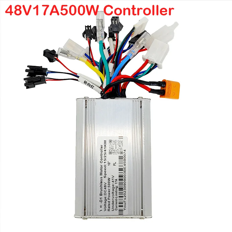 YFS-D1 controller for Kugoo M4 electric scooter 48V 17A 500W controller 6-pin instrument display cable replacement kit