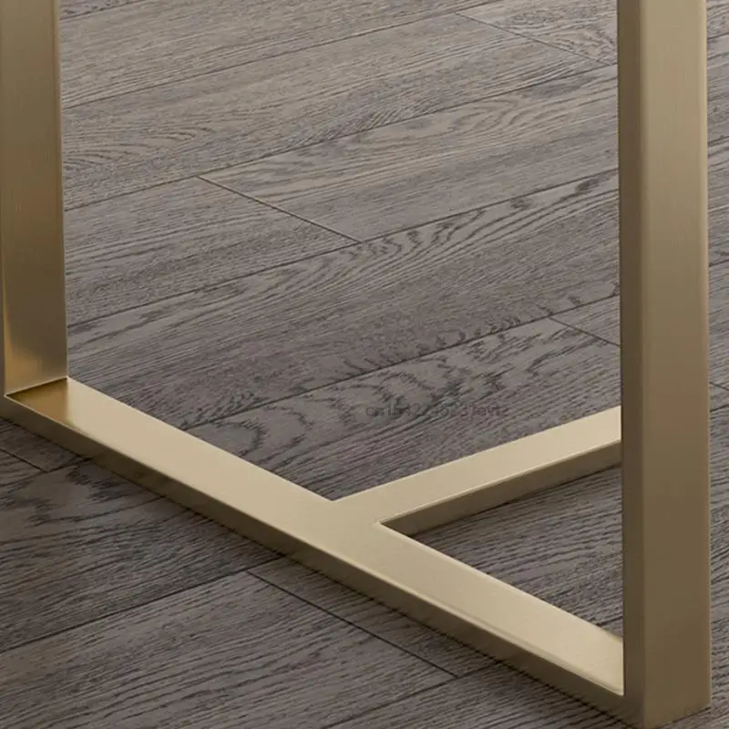 Light Luxury Post-modern Slate Dining Table And Chair Combination Rectangular Home Small Italian Minimalist Kitchen Table