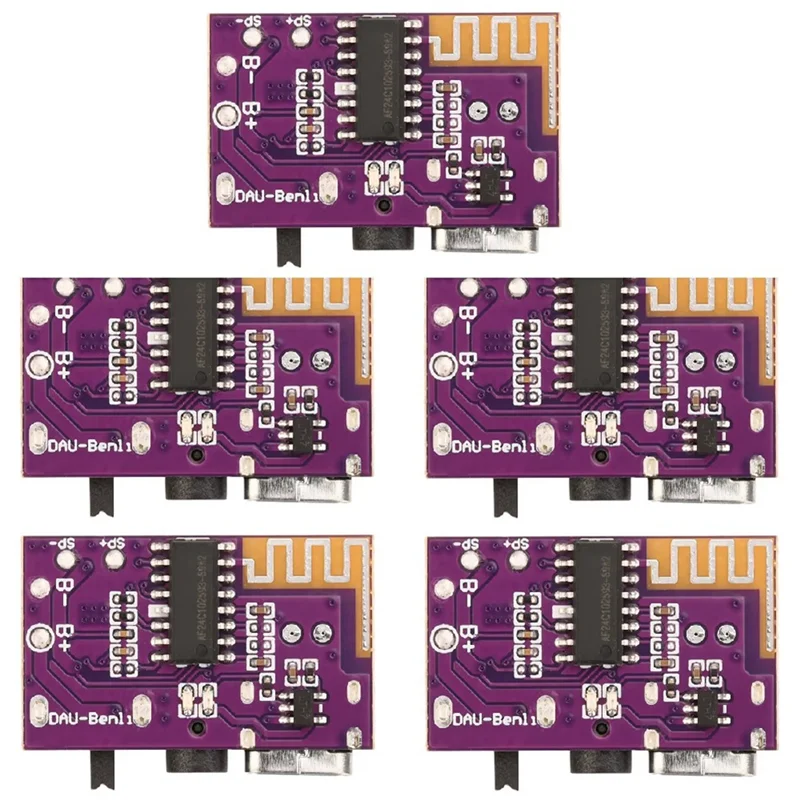 ELECT-DC3.5V-5V 5W Mono Audio Versterker Bluetooth Decoder Board Ondersteunt TWS Paar TYPE-C Interface Elektronische Component Kit