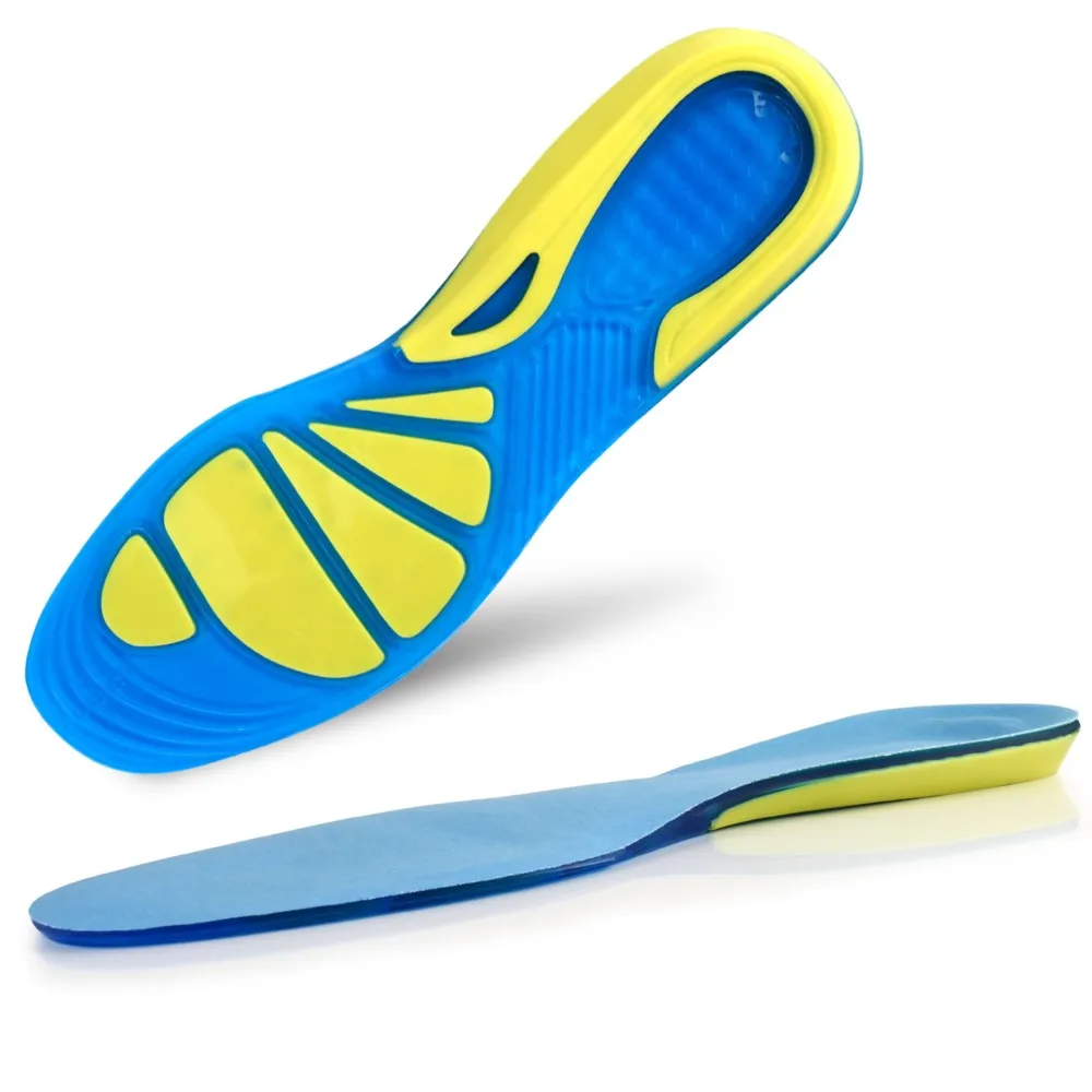 Tpe Running Sports Insoles For Shoes Men Women Arch Support Anti Slip Breathable Sweat Shock-absorbing Insoles