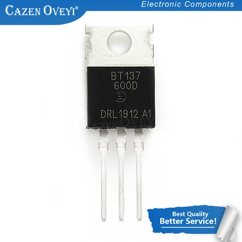 10Pcs/Lot BT137-600… - image