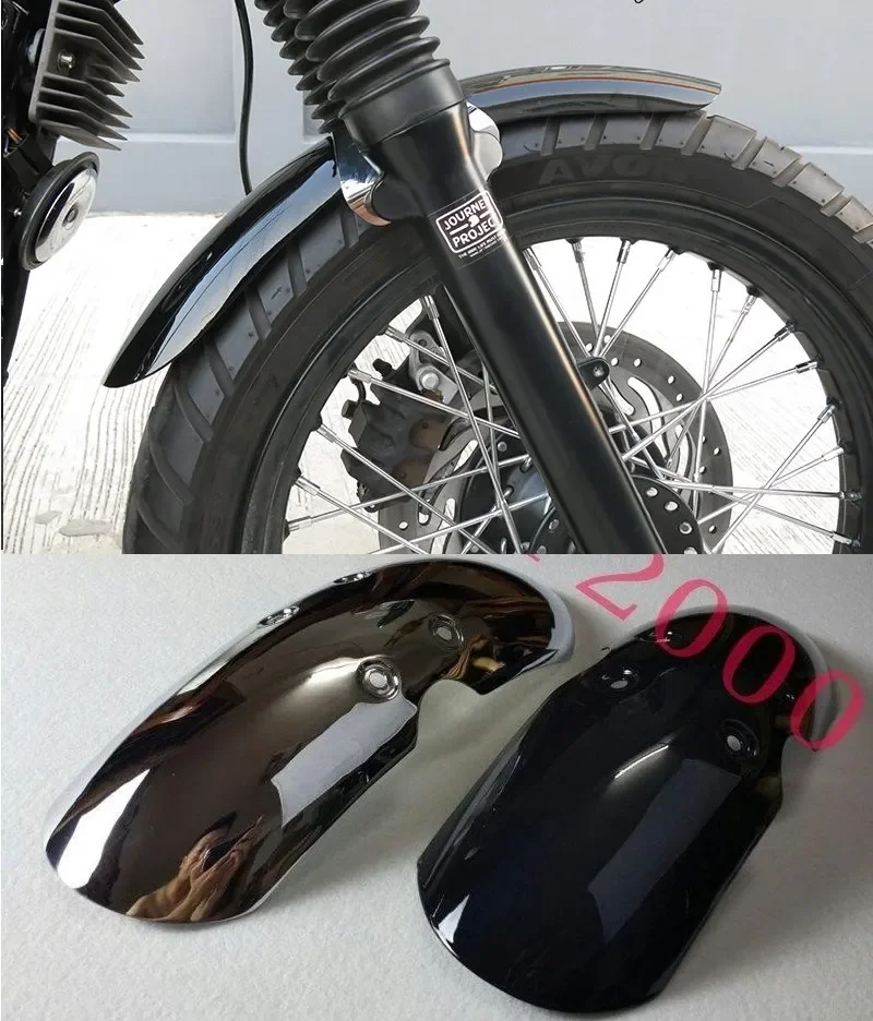 

Metal Front Fender mudguard for Triumph Bonneville T100 Thruxton 900 SCRAMBLER 2001-2016 60cm Black Chrome