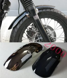 Metal Front Fender mudguard for Triumph Bonneville T100 Thruxton 900 SCRAMBLER 2001-2016 60cm Black Chrome