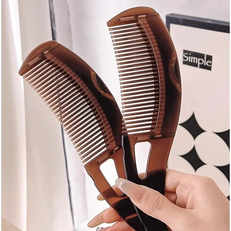 Energy Hollow Nurturing Comb, Grease Removing Brush for Dandruff, No-Wash Detangling Hair Care Oil Control