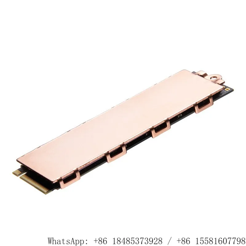 Pure Copper SSD Cooling Heatsink  Solid State Disk Heat Dissipation Thermal Pad Cooler Cover