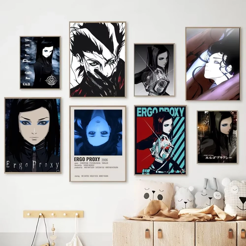 Ergo Proxy Poster Kraft Club Bar Paper Vintage Poster Wall Art Painting Bedroom Study