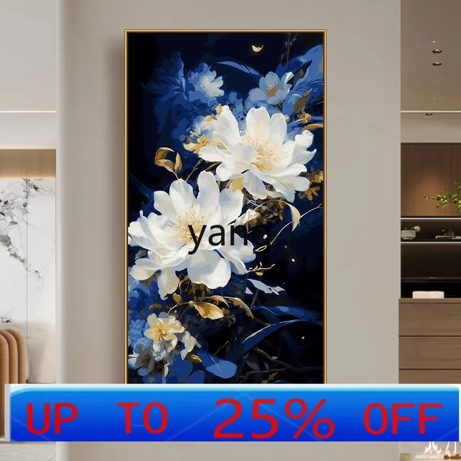 CX oil painting coloring hand-filled hand-painted Chinese style entrance oil painting