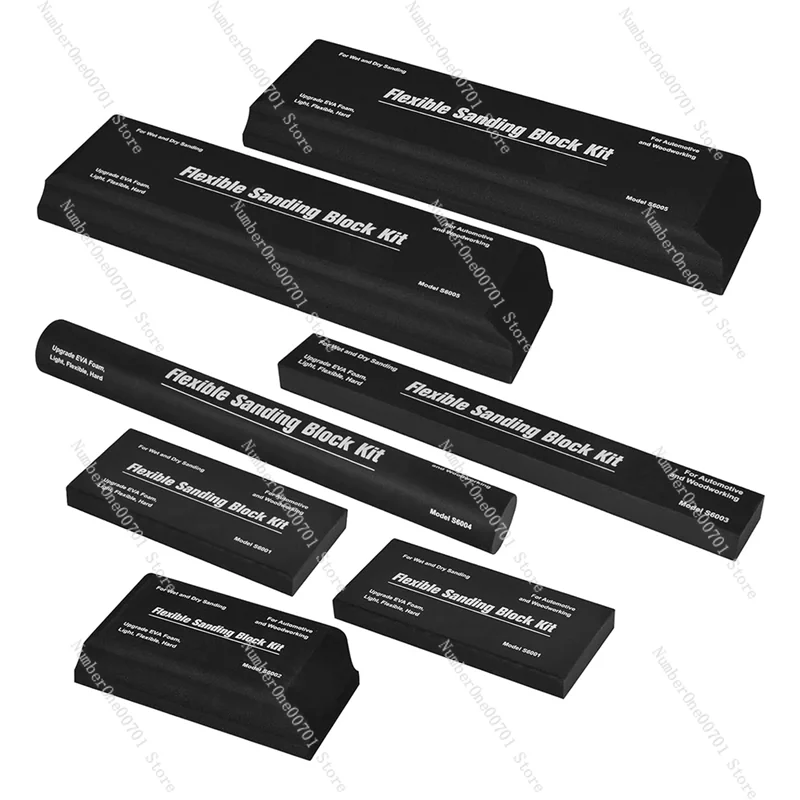 Auto Body Sanding Block Kit Automotive Sanding Blocks Flexible  Foam Wet Or Dry Sanding Blocks Set