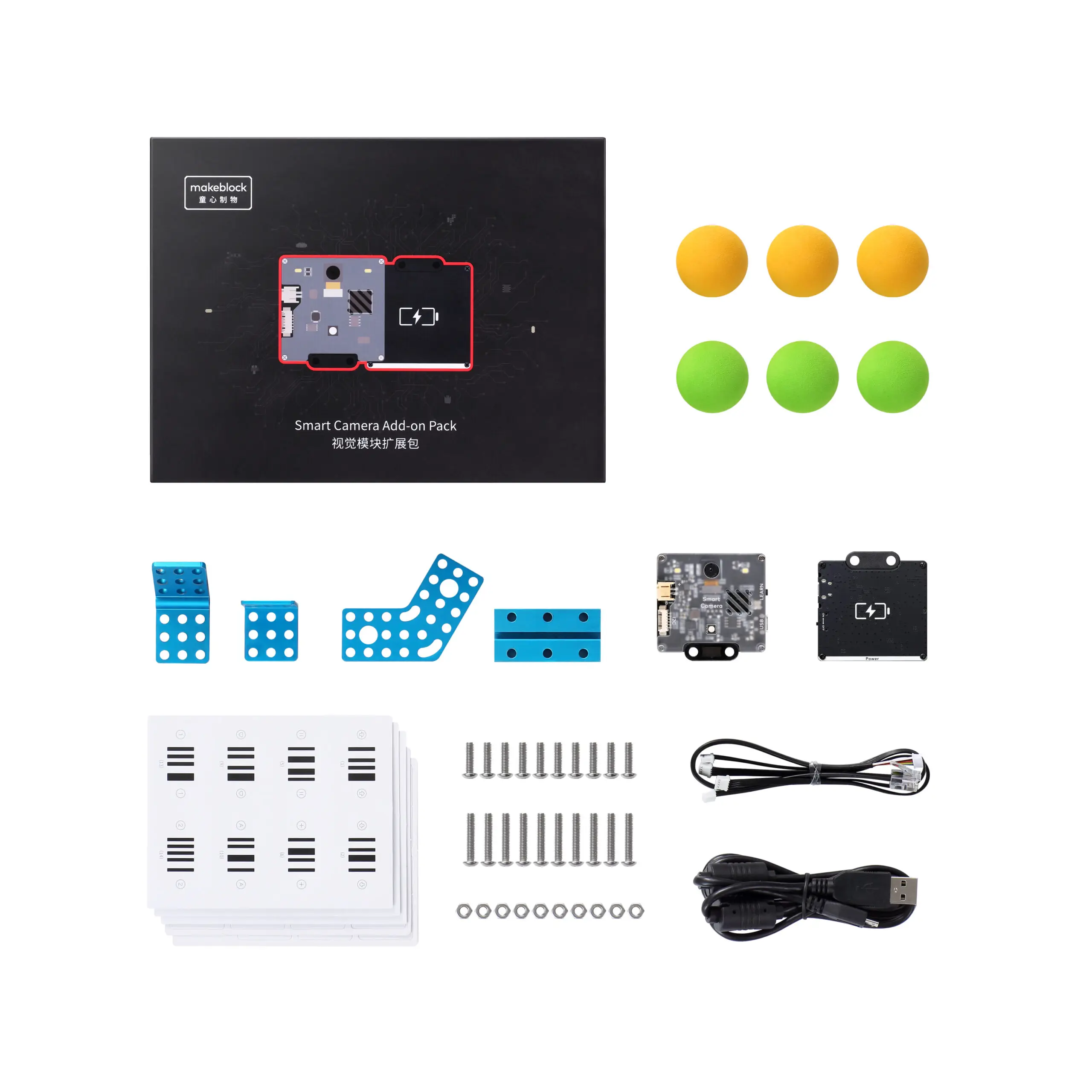 Экшн-камера Makeblock для стартера MakeX и программ вызовов, обновленный модуль для mBot, Ranger, поддержка царапин