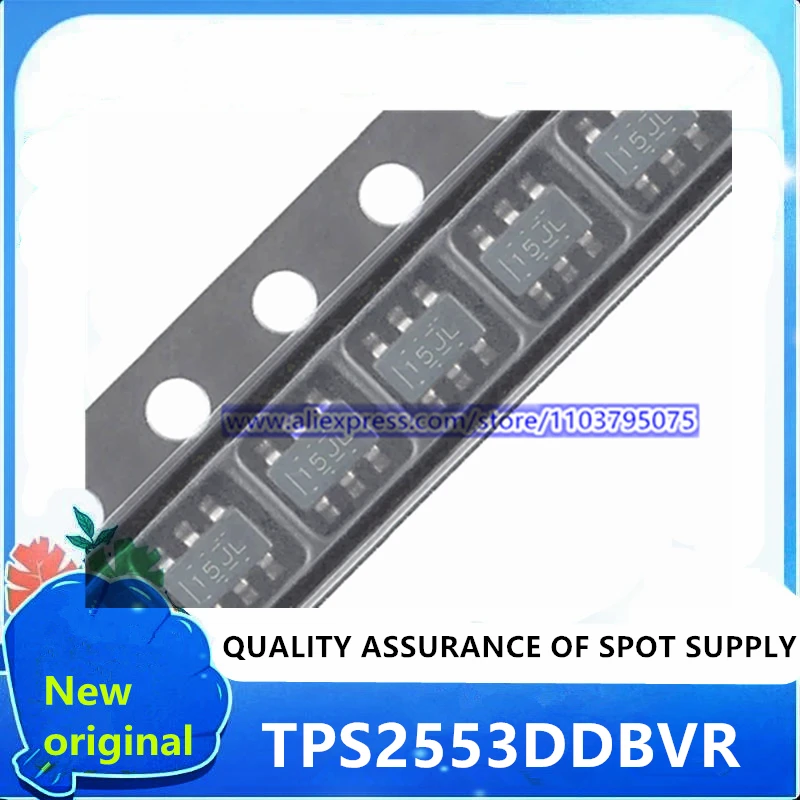 

20PCS~500PCS/LOT TPS2553DDBVR TPS2553DDBVT 15JL SOT23-6 chip 100% New original in stock