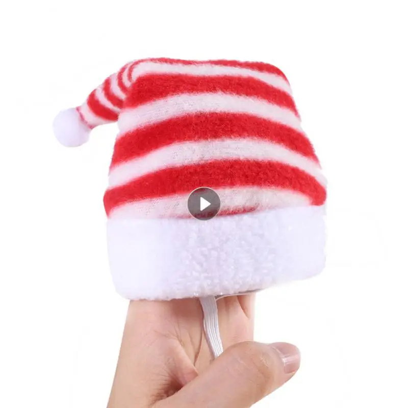 Cat Dog Christmas Hat Winter Warm Pet Cat Dog Santa Claus Hat Christmas Xmas New Year 2023 Plush Navidad Natale Pet Costumes