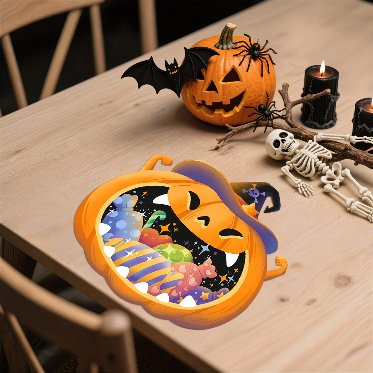 Halloween Fun Alien Table Mat Halloween Table Mat
