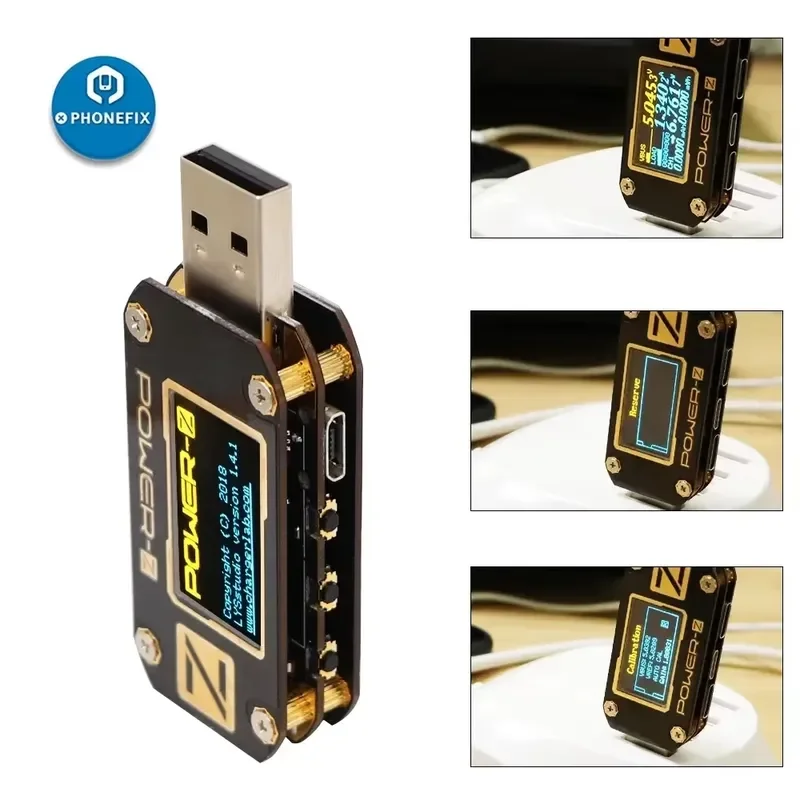 ChargerLAB POWER-Z KM001 KT002 USB PD Tester Voltmeter PD3.1 Charger Voltage Current Meter 48V Range Dual Type-C Tester