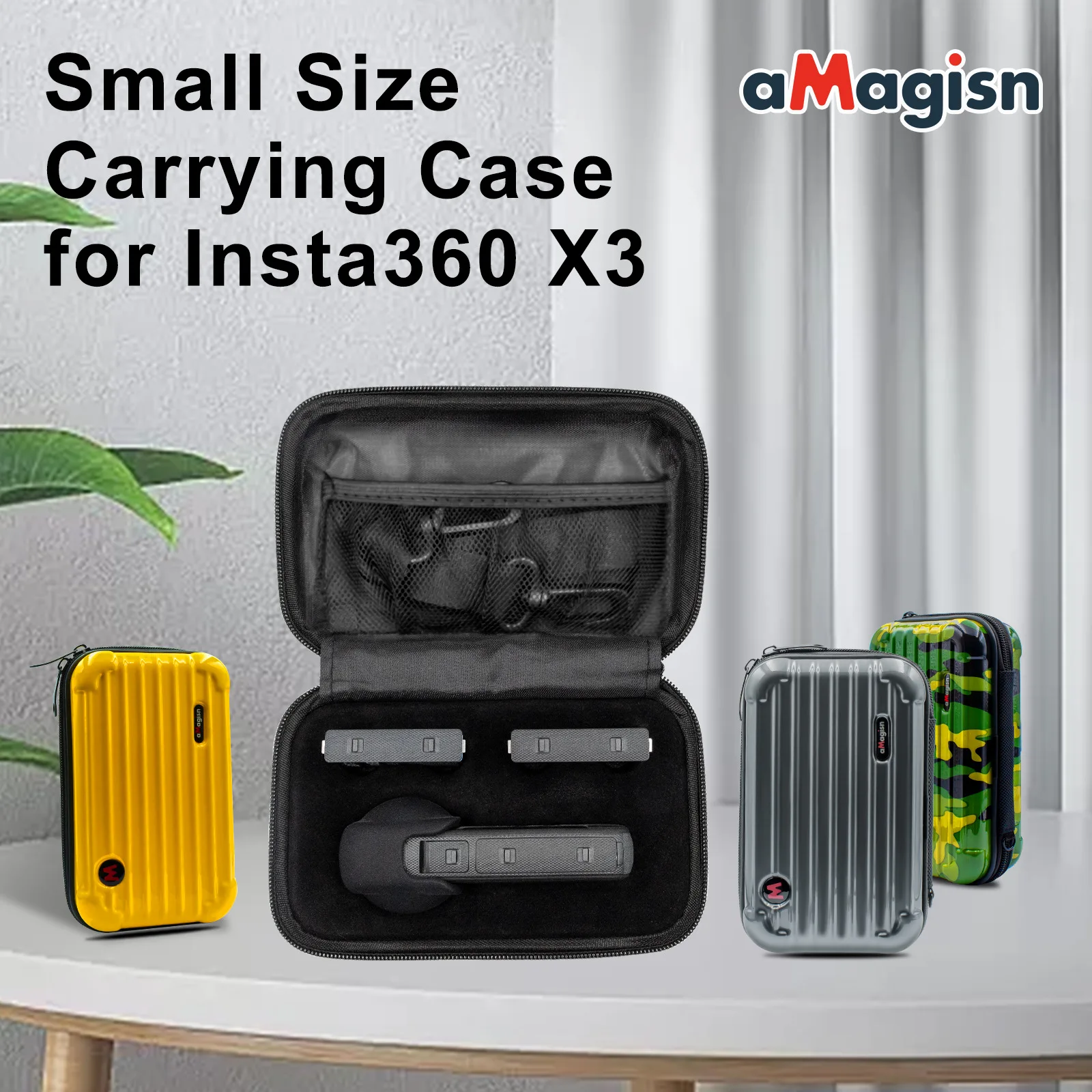 For Insta360 X3 small Size storage bag 360X3 protection accessories Portable Carring case Action sports camera Hard case bag