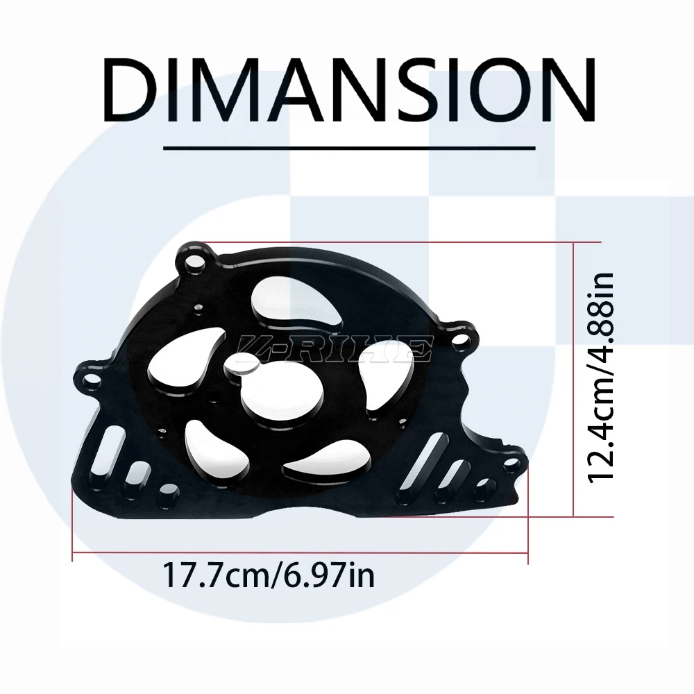 

For KAWASAKI Z 1000 Z1000 2010-2017 2018 2019 2020 2021 Ninja 1000 SX Z1000SX Front Sprocket Chain Guard Cover Left Side Engine