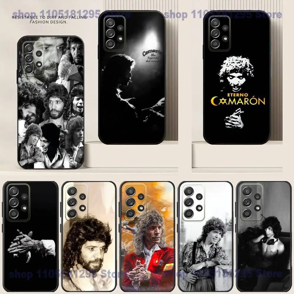 

C-Camaron De La Isla Phone Case For Samsung S25,24,21,22,23,30,Ultra,20,Plus Black soft silicone case