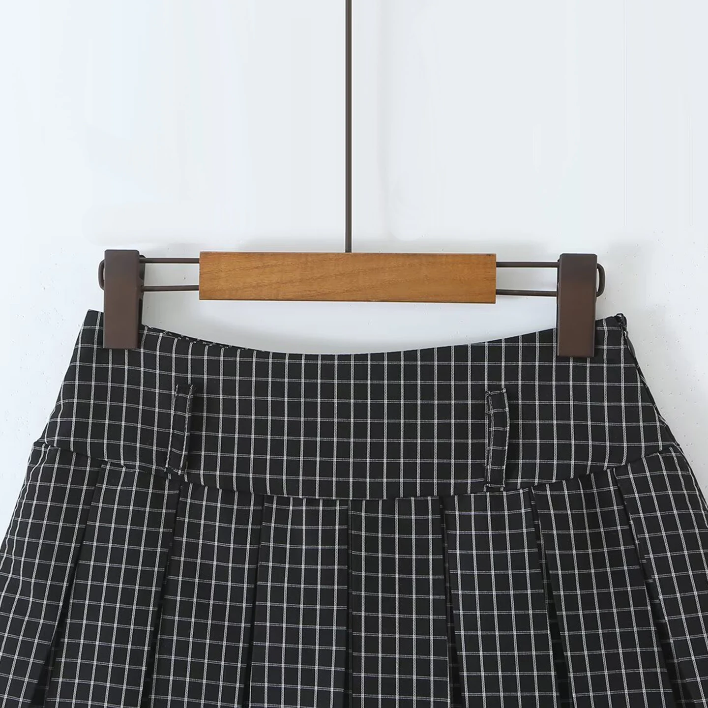 Fashionable Retro Plaid  Skirt with Underwear Standard Waist Design Women's Autumn 2026 New Arrival Skirts by ZADATA