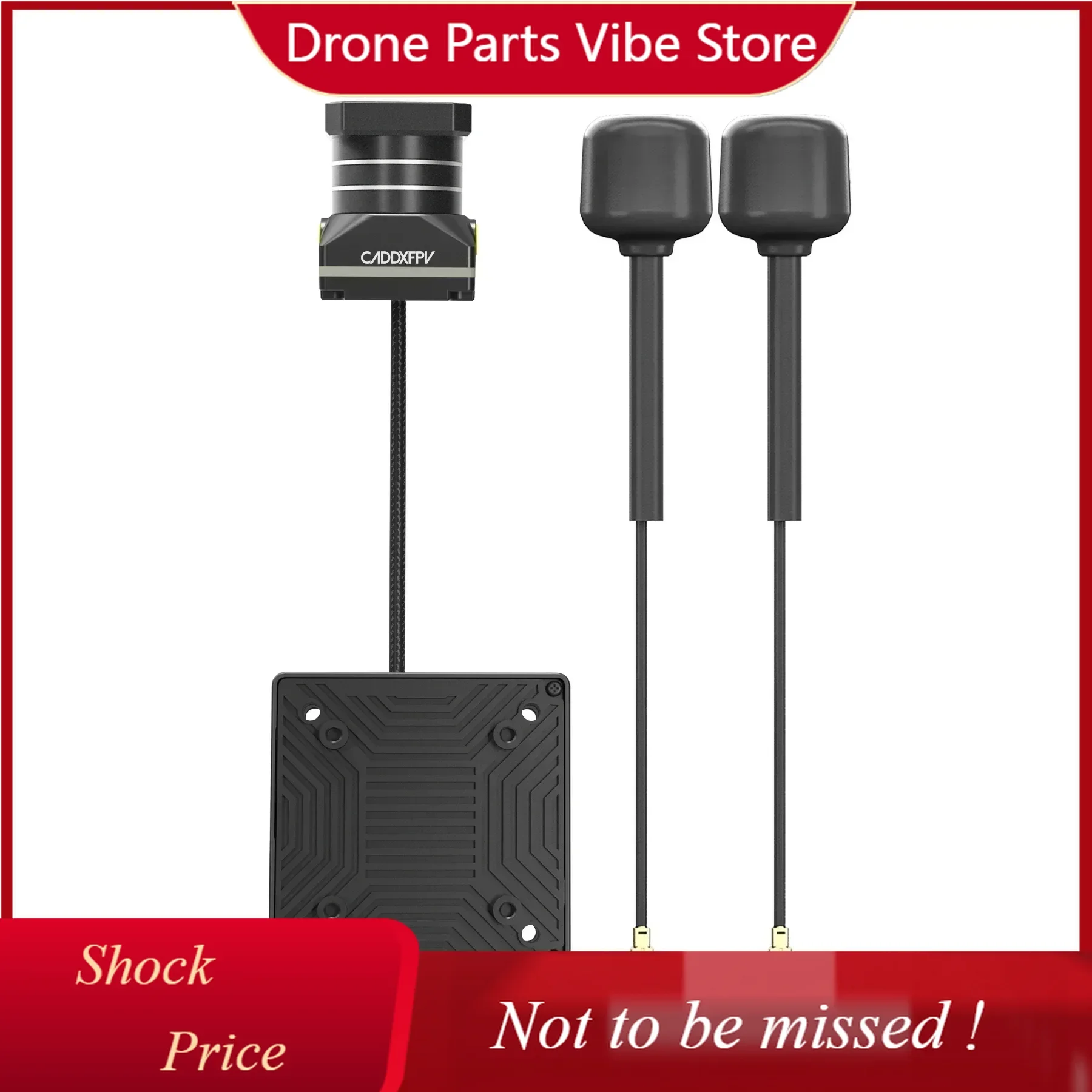 

DP Walksnail Moonlight Kit 4k/60FPS FOV 160° Startlight Camera Support Gyroflow Built-in EIS Dual Antennas 2-6S for RC FPV Drone