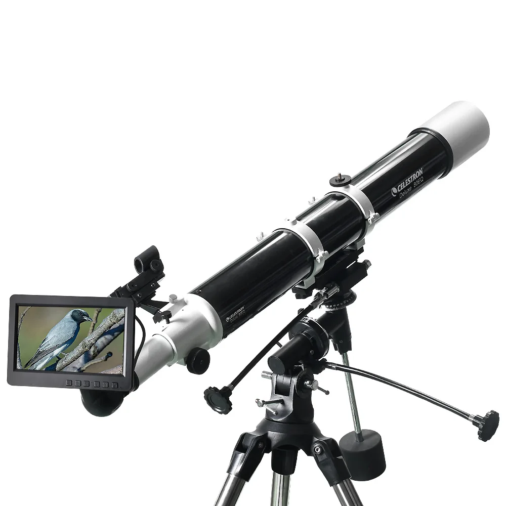 7 inch Astronomical Telescope Electronic eyepiece recorder stargazing mirror 1.25\