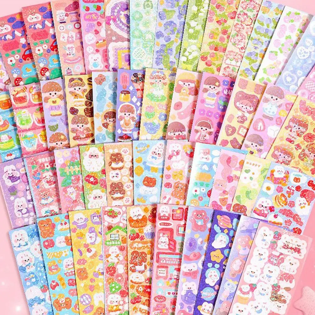 Classic Toy Cartoon Stickers Toy Phone Case Stickers Card Laser Diy Stickers Goo Stickers Proof Diy Water Sticker A0T1