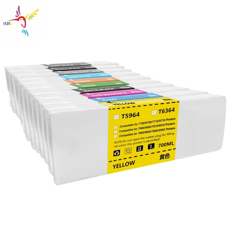 High quality T5961 -T5969 Ink Cartridge With Pigment Ink for EPSON Stylus Pro 7908 9908 7890 9890 Printer
