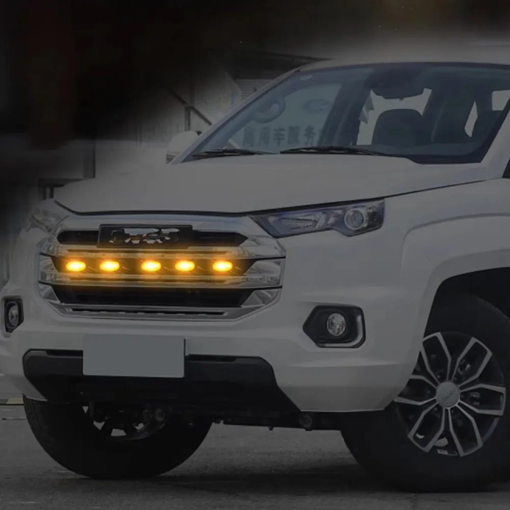 

For Xpeng P7 P5 G3 G9 G6 Interior Decoration Products Grille Small Yellow Light LED Flashing Daytime Running Light