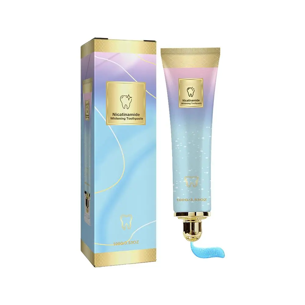 Dazzling White Toothpaste Whitening Toothpaste 100g Niacinamide Formula For Breath, Teeth Cleaning, And Oral Care N6v9