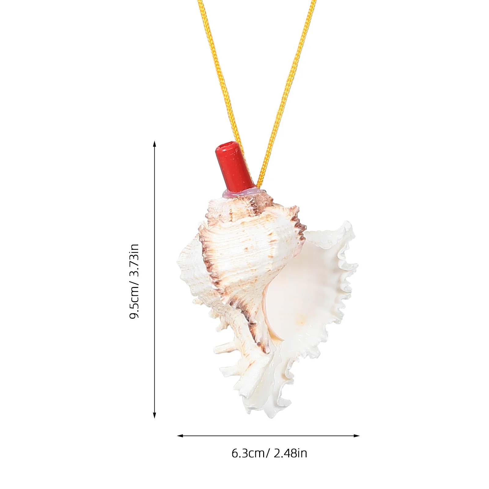 صافرة محارة صغيرة 9-10 سنتيمتر قلادة صدف طبيعي للترفيه والأنشطة الخارجية زينة الشاطئ #6