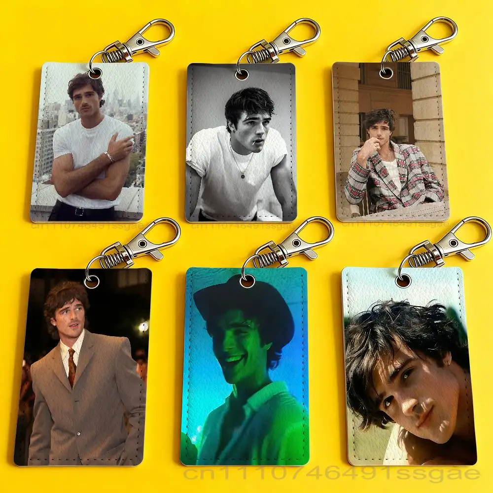 Actor J-Jacob Elordi Card Holder Keychain Badge Holder Card Pass Hang Rope Lariat Lanyard for Key Rings Accessories Gift