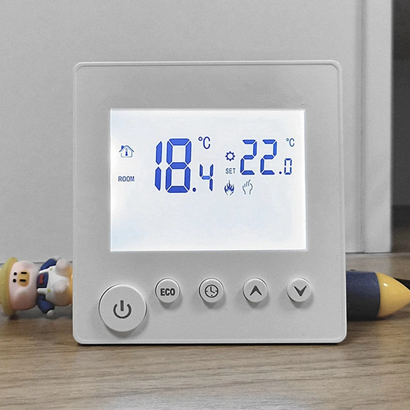 Termostato eléctrico de calefacción por suelo radiante, controlador de temperatura de habitación, AC95V-240V caliente, pantalla LCD Digital