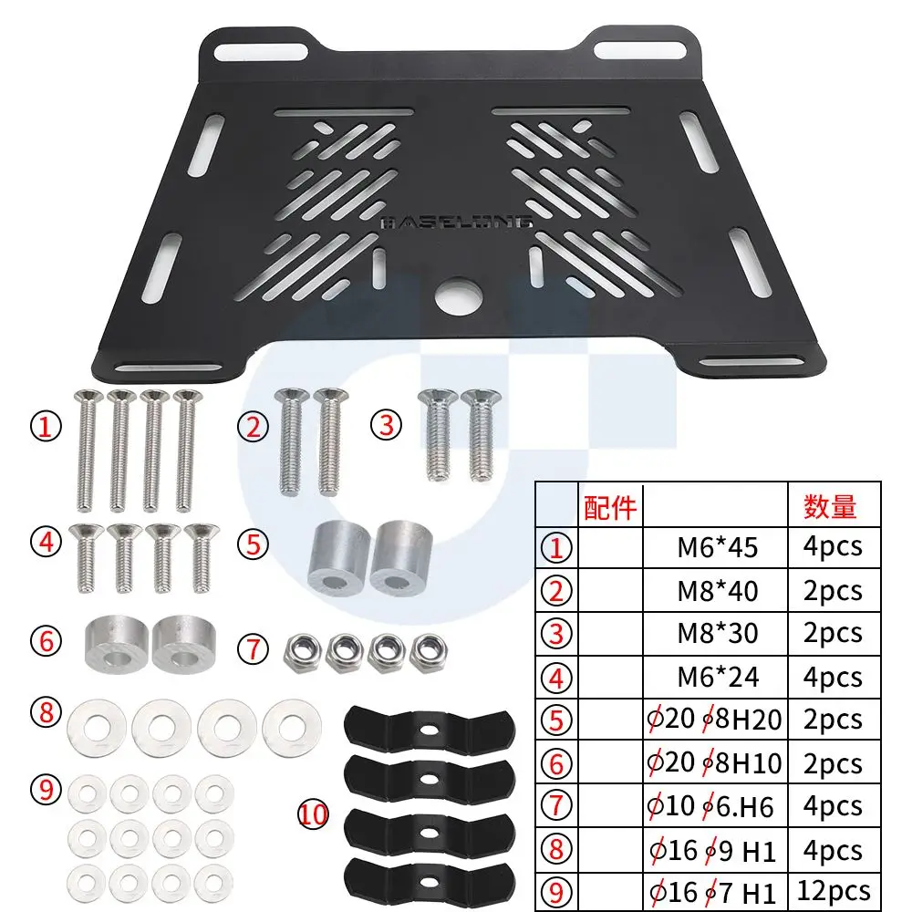FOR HONDA CRF1000 1100L AfricaTwin CRF 1000 1100 L AFR XRV750L-Y Universal Rear Enlargement Rack Luggage Rails Motorcycle 2025