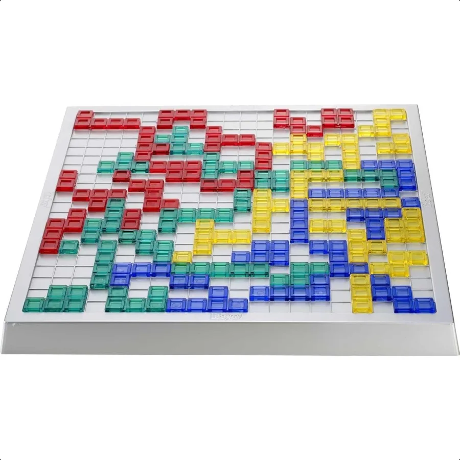 Juegos Blokus XL Juego de mesa de estrategia Juego familiar para adultos con piezas coloridas de gran tamaño Exclusivo solo una regla