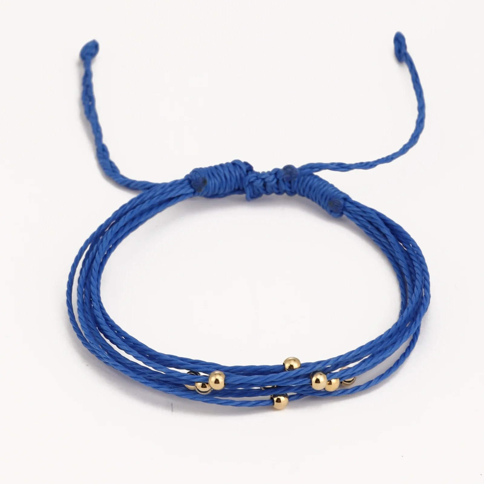 Vlen wasserdichtes geflochtenes Armband mit gewachster Kordel, mehrsträngig, verstellbares Handband, Surf-Strand-Boho-Schmuck für Frauen, Geschenk, umweltfreundlich – Detail 11