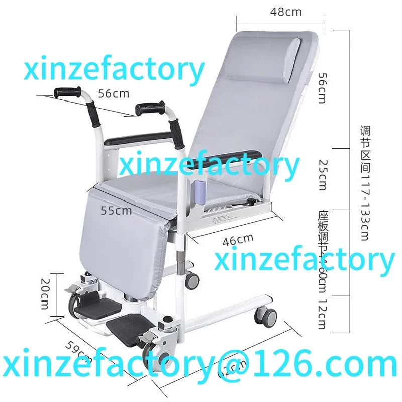 Customizable Multifunctional transfer machine, paralyzed elderly care artifact, bedridden patient standing aid, bathing and toil