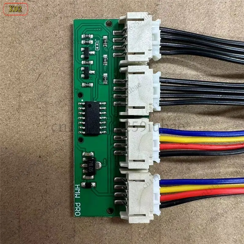 AU67-12V 4-In-1 Square 4Pin Fan Simulator Emulator Spoofer Dummy Load For Mining Machine