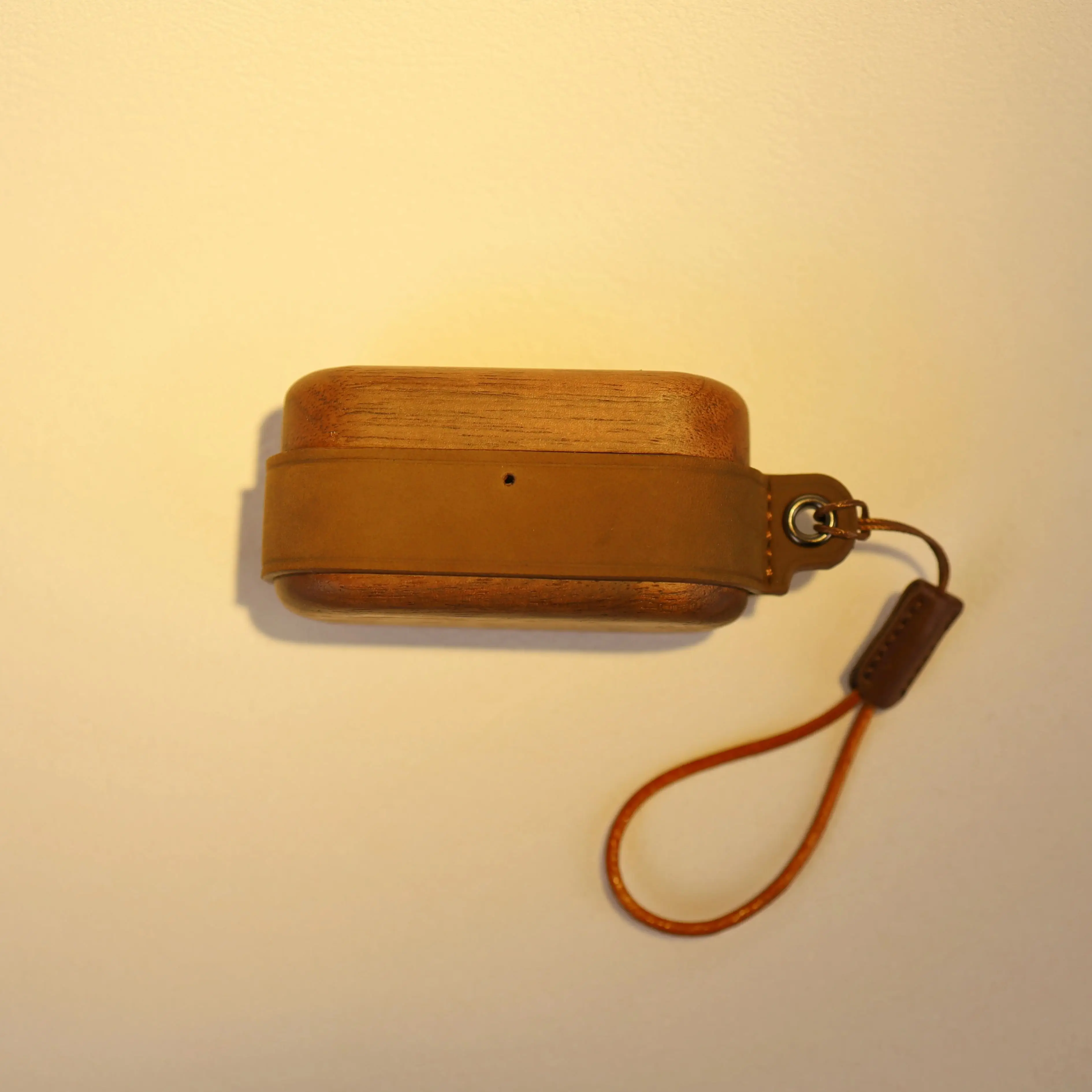 Casing Earphone Retro Kayu Asli untuk Panasonic Technic EAH-AZ100, Penutup Pelindung Terbuat dari Kayu Walnut