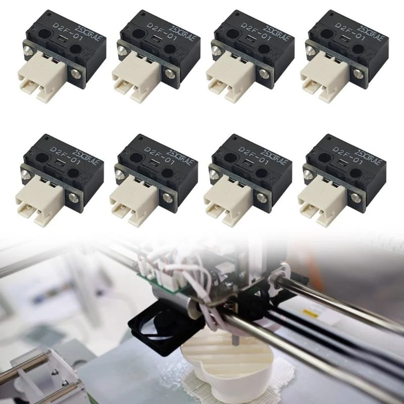 8PCSスモールD2F 01リミットスイッチERCF V2エンドストップPH2.0 3Dプリンター用コネクタ