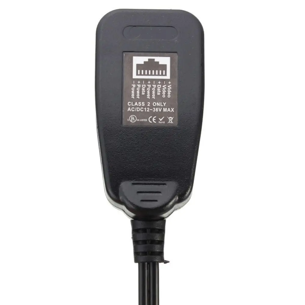 CCTV اقناع BNC فيديو السلطة Balun جهاز الإرسال والاستقبال ، CAT5e/6 ، موصل RJ45 ، 10 أزواج