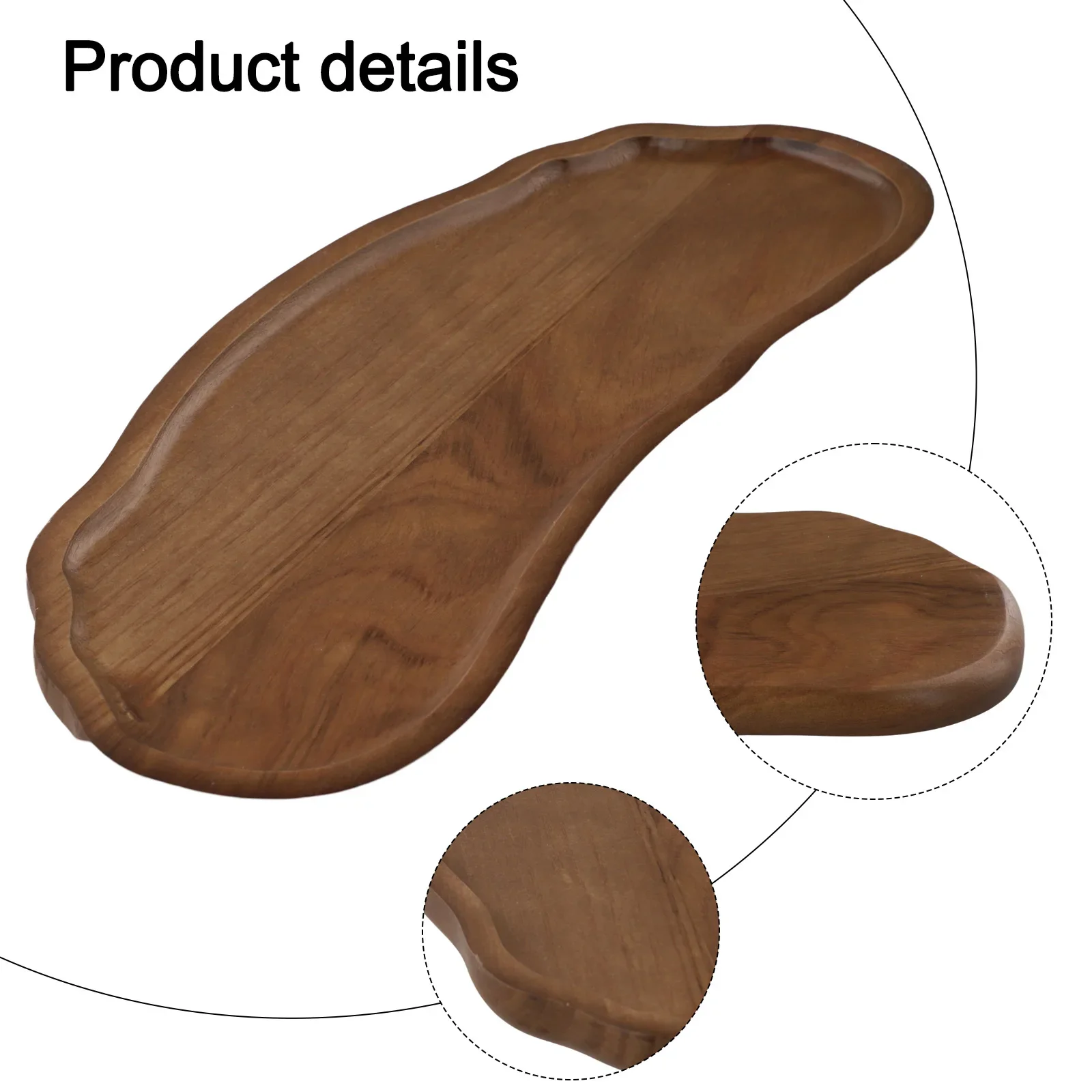 Family Gathering 29.5*13cm Serving Tray Charming Wooden Food Platter Fruit Platter Natural Wood Tray Timeless Home Art