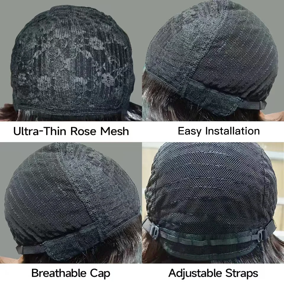 الأفرو غريب مجعد الشعر المستعار الإنسان للنساء السود الشعر البرازيلي الطبيعي الأسود آلة كاملة عابث قطع شعر مستعار رقيق