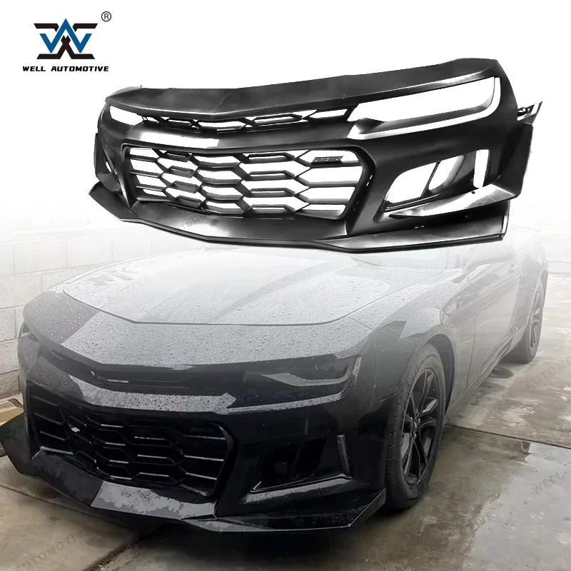 طقم هيكل عالي الجودة المصد الأمامي ZL1 Style لسيارة شيفروليه كامارو 10-15 و16-18 19-22