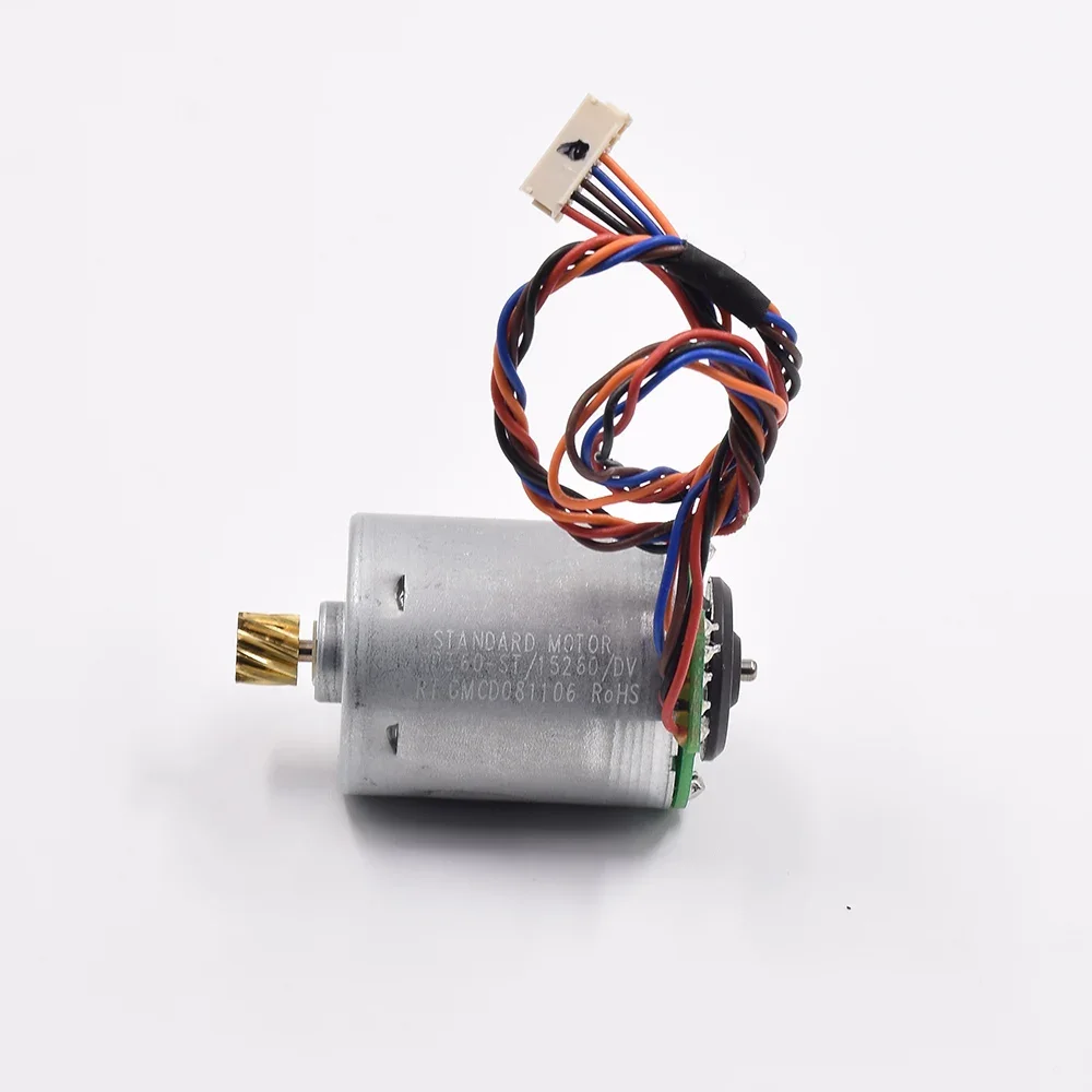 STANDARD RP360-ST/15260 Mini 28mm Electric Motor DC 12V 7000RPM 10T Copper Gear with Speed Encoder for Sweeper Robot Cleaner