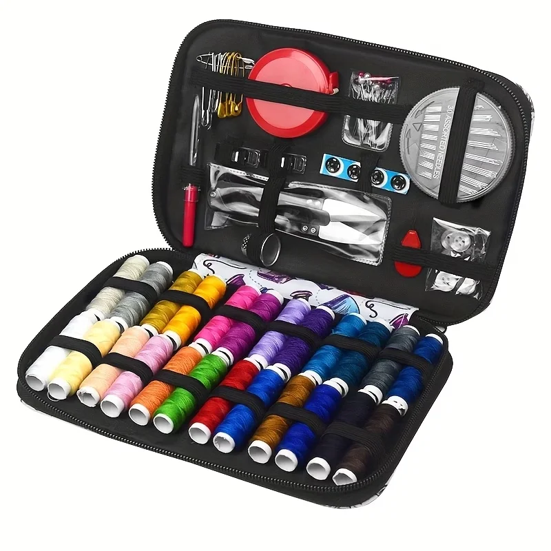 DIY Sewing Kits Multi-function Sewing Box Set for Hand Quilting Stitching Embroidery Thread Sewing Accessories Sewing Kits