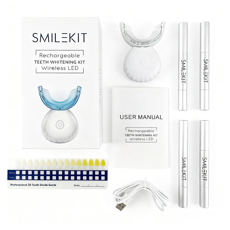 U-Shaped Rechargeable Light Quick Whitening Teeth Tooth Whitener Professional Teeth Whitening Kits for White Smile