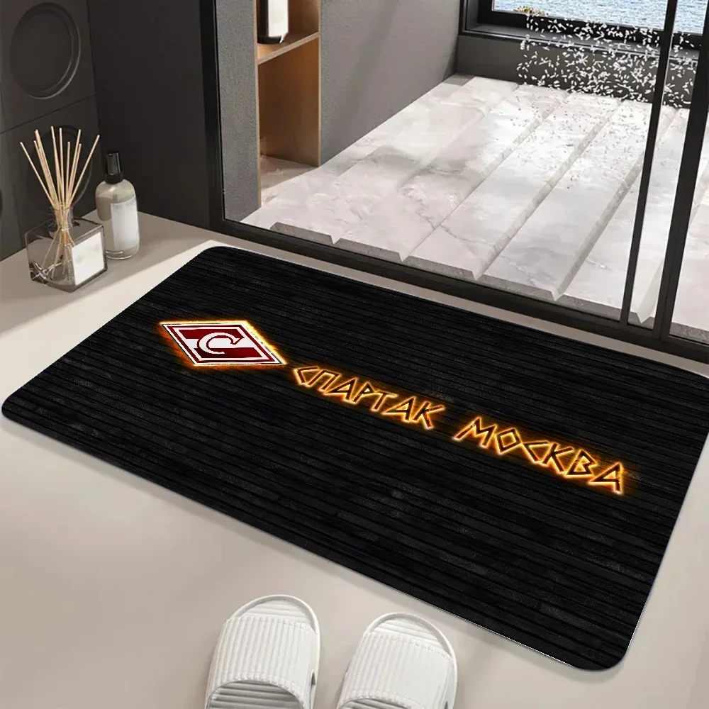 FC Spartak Moscow Floor Mat Graphic Printed Flannel Doormats for Bathroom Kitchen Entrance Carpet Home Decor