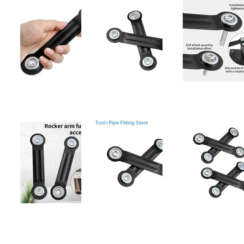 F92B Practical Gliders Bearing Arm Brackets Set of 2 Accessory for Patios Rockers and Garden Supplies Replacement Part
