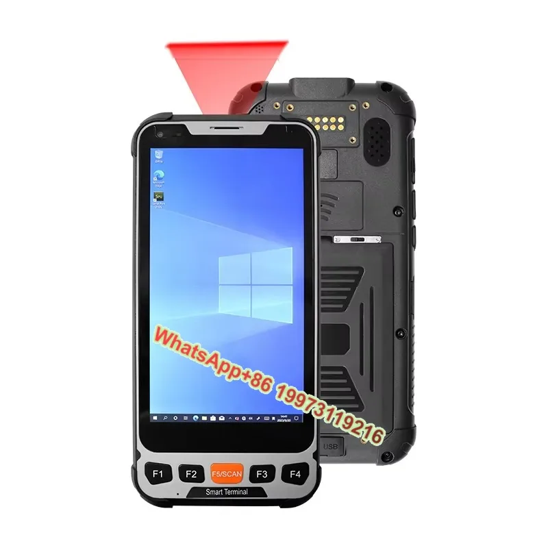 5,5-дюймовый прочный КПК Z8350 Процессор 64 ГБ POS-терминал Windows 10 Портативный ПК UHF RFID NFC Опциональная защита IP67 4 ГБ памяти